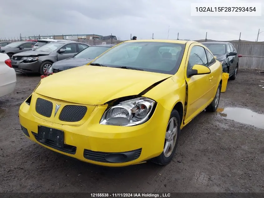 2008 Pontiac G5 VIN: 1G2AL15F287293454 Lot: 12155538