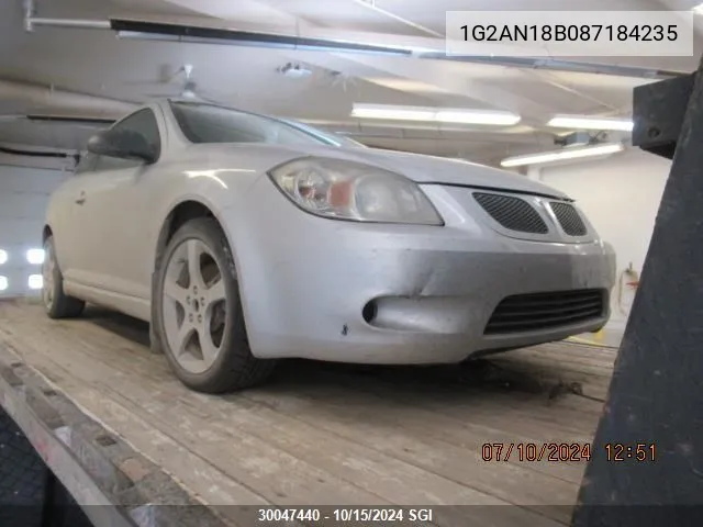 2008 Pontiac G5 Gt VIN: 1G2AN18B087184235 Lot: 30047440