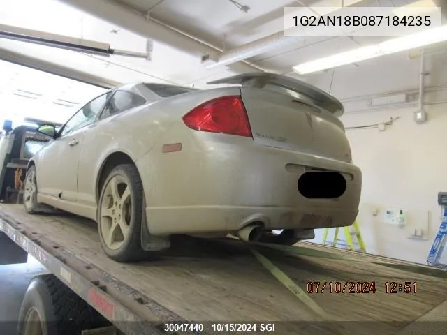 2008 Pontiac G5 Gt VIN: 1G2AN18B087184235 Lot: 30047440