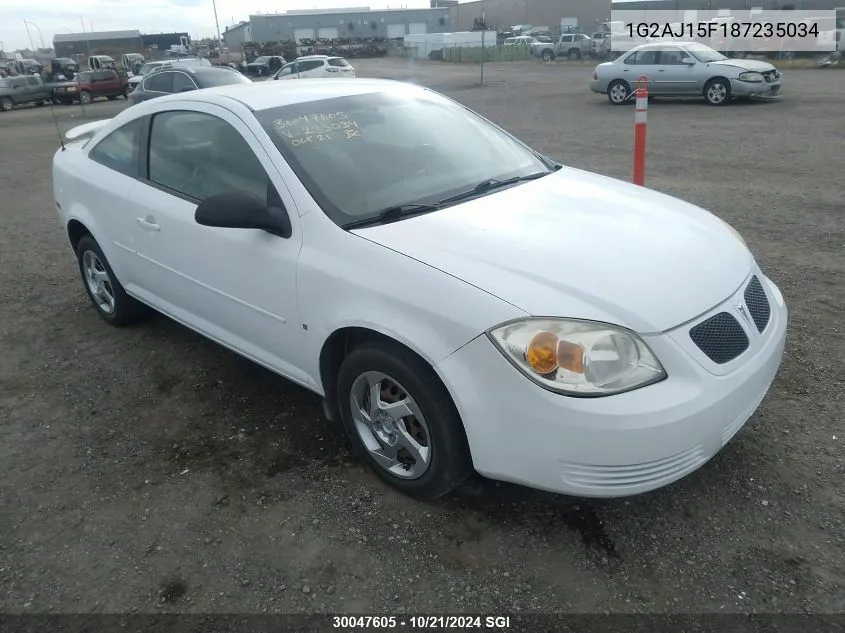 2008 Pontiac G5 VIN: 1G2AJ15F187235034 Lot: 30047605