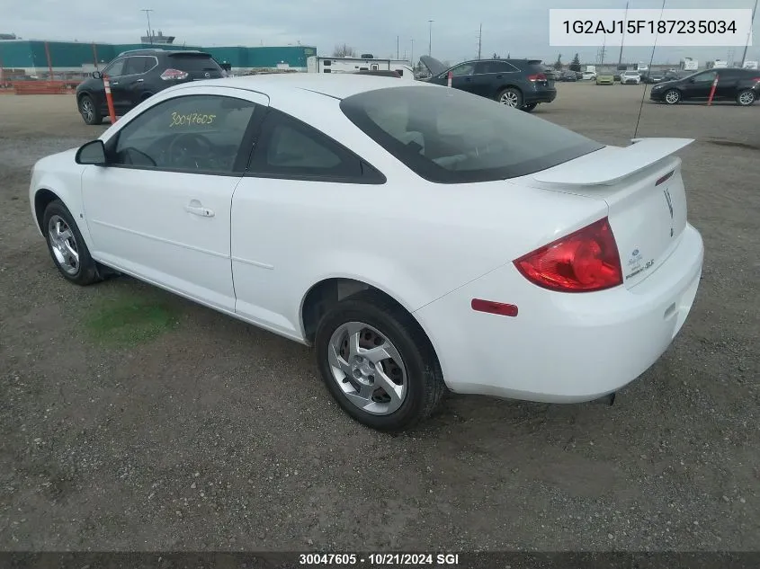 2008 Pontiac G5 VIN: 1G2AJ15F187235034 Lot: 30047605