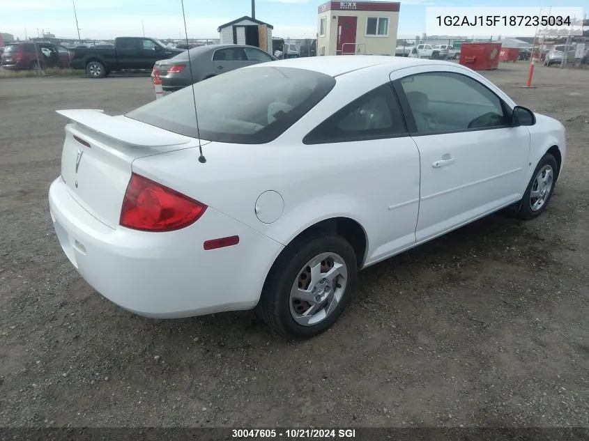 2008 Pontiac G5 VIN: 1G2AJ15F187235034 Lot: 30047605