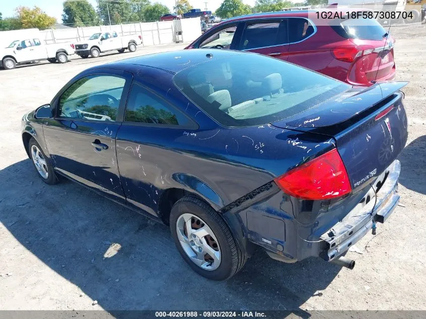 2008 Pontiac G5 VIN: 1G2AL18F587308704 Lot: 40261988