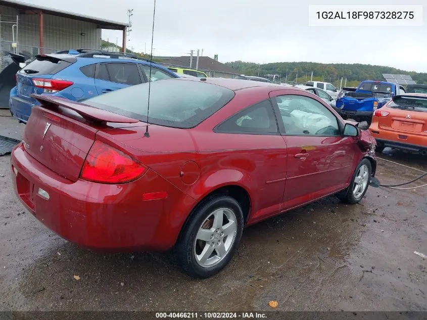 2008 Pontiac G5 VIN: 1G2AL18F987328275 Lot: 40466211