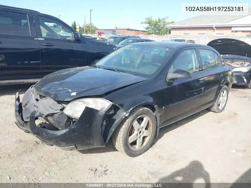 2009 Pontiac G5 Se VIN: 1G2AS58H197253181 Lot: 12049681