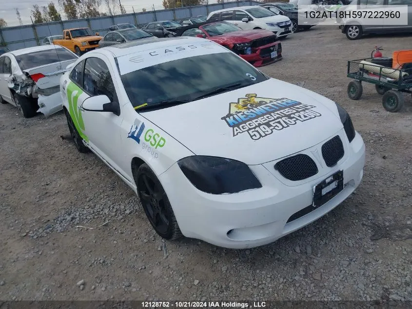 2009 Pontiac G5 Gt VIN: 1G2AT18H597222960 Lot: 12128752