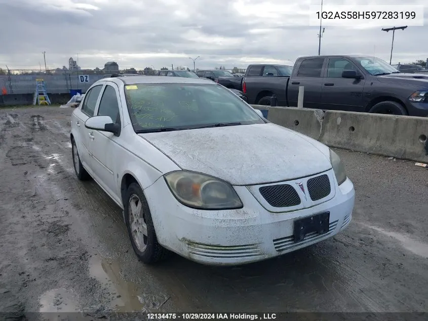 2009 Pontiac G5 Se VIN: 1G2AS58H597283199 Lot: 12134475