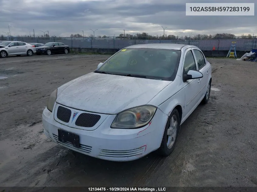 2009 Pontiac G5 Se VIN: 1G2AS58H597283199 Lot: 12134475