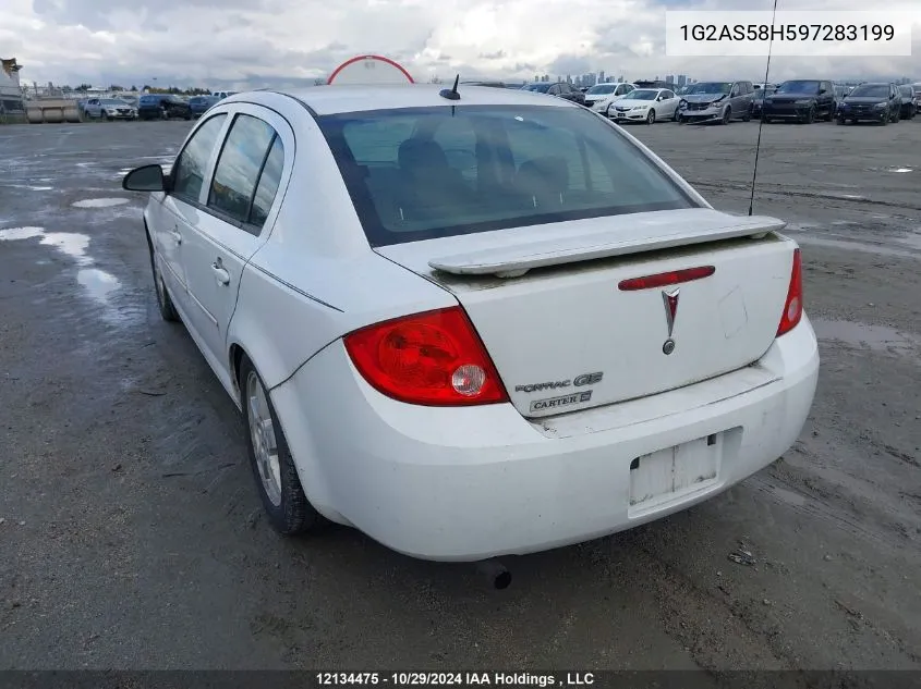 2009 Pontiac G5 Se VIN: 1G2AS58H597283199 Lot: 12134475