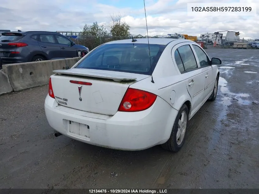 2009 Pontiac G5 Se VIN: 1G2AS58H597283199 Lot: 12134475