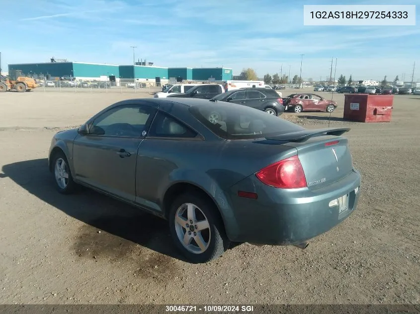 2009 Pontiac G5 VIN: 1G2AS18H297254333 Lot: 30046721