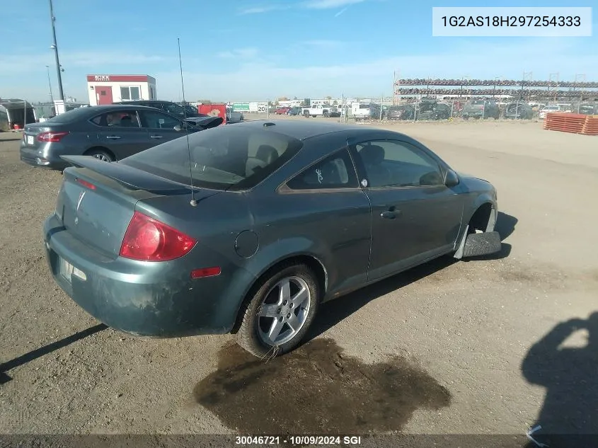 2009 Pontiac G5 VIN: 1G2AS18H297254333 Lot: 30046721