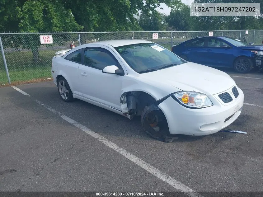 2009 Pontiac G5 Gt VIN: 1G2AT18H097247202 Lot: 39814280