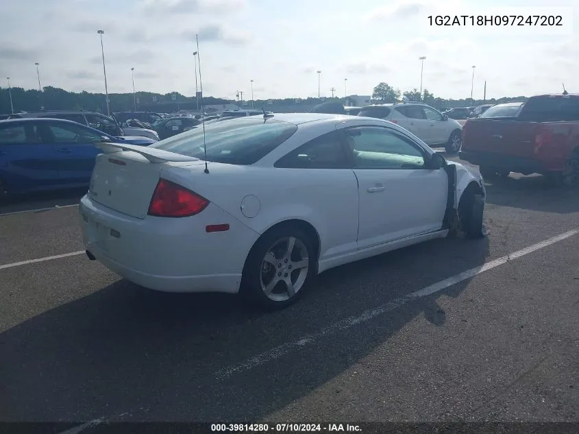 2009 Pontiac G5 Gt VIN: 1G2AT18H097247202 Lot: 39814280