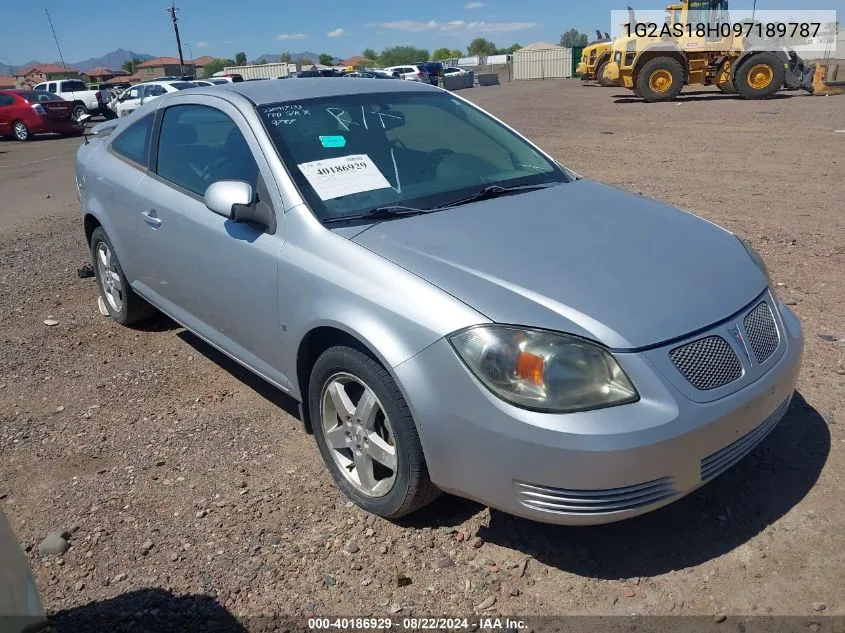 2009 Pontiac G5 VIN: 1G2AS18H097189787 Lot: 40186929