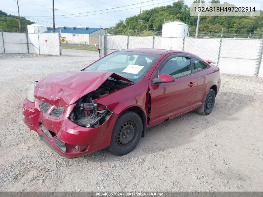 2009 Pontiac G5 VIN: 1G2AS18H497202914 Lot: 40357624