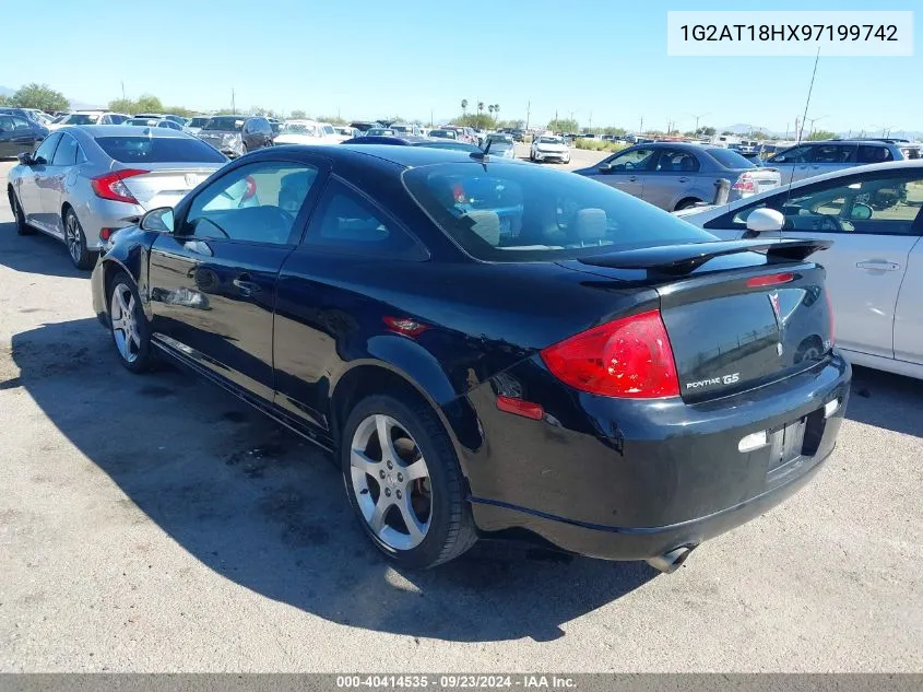 2009 Pontiac G5 Gt VIN: 1G2AT18HX97199742 Lot: 40414535