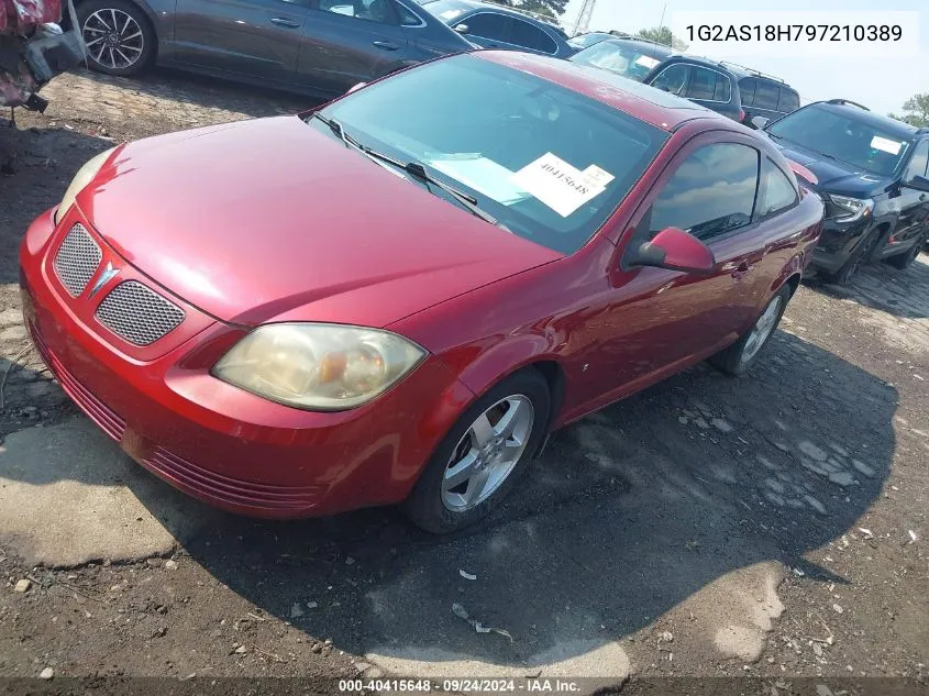 2009 Pontiac G5 VIN: 1G2AS18H797210389 Lot: 40415648