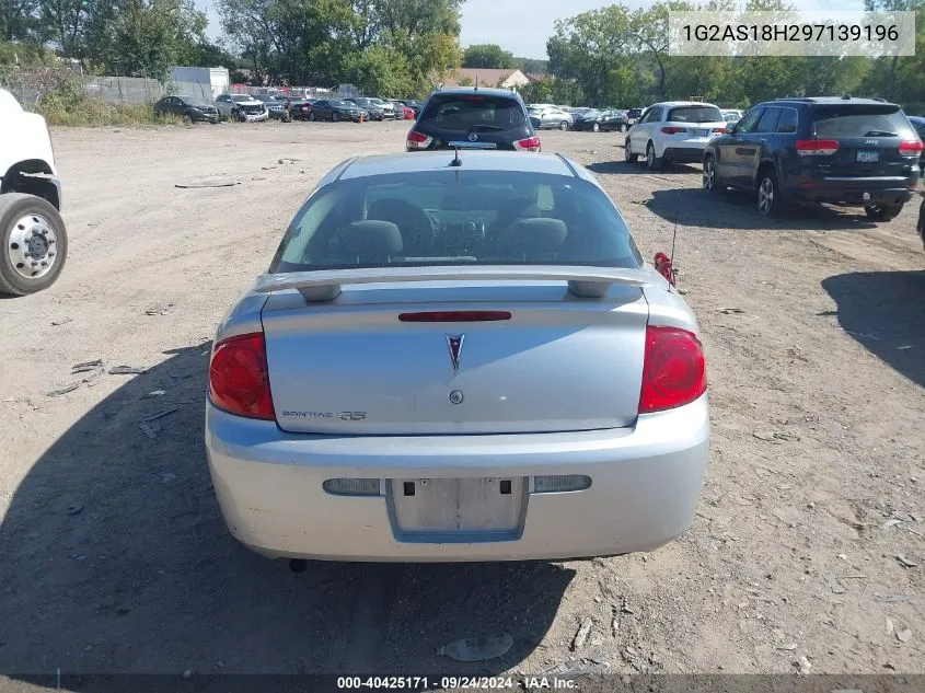 2009 Pontiac G5 VIN: 1G2AS18H297139196 Lot: 40425171