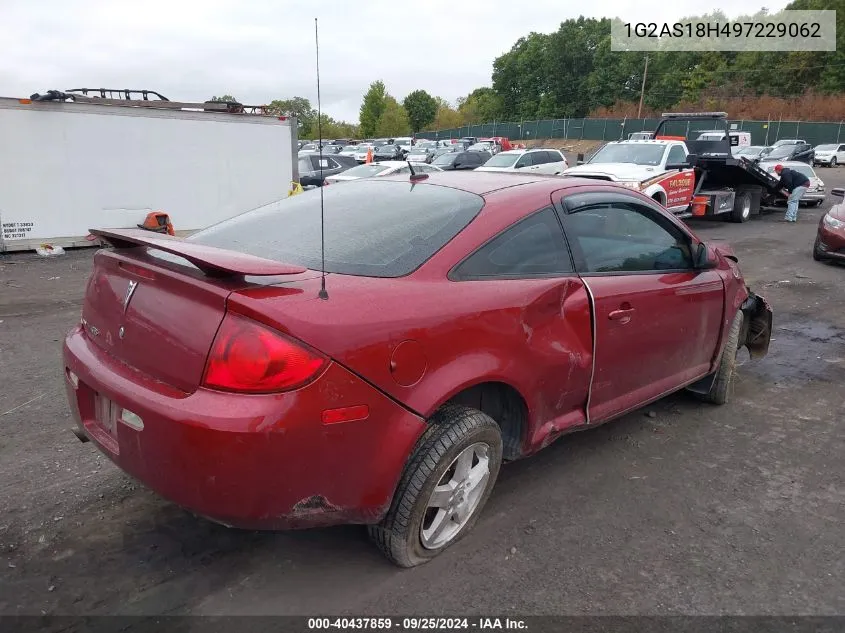 2009 Pontiac G5 VIN: 1G2AS18H497229062 Lot: 40437859