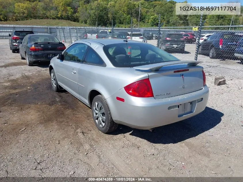 2009 Pontiac G5 VIN: 1G2AS18H697117704 Lot: 40474359