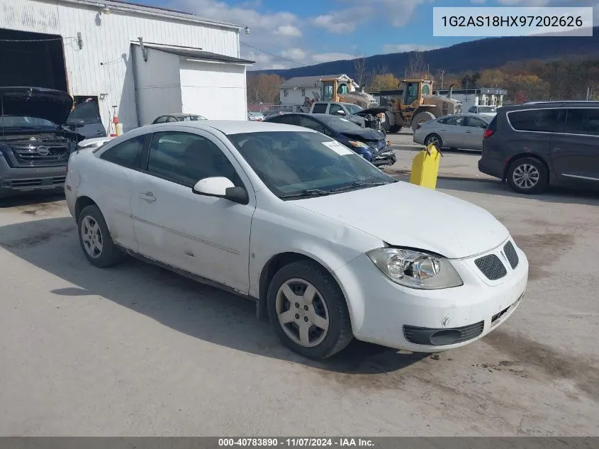 2009 Pontiac G5 VIN: 1G2AS18HX97202626 Lot: 40783890