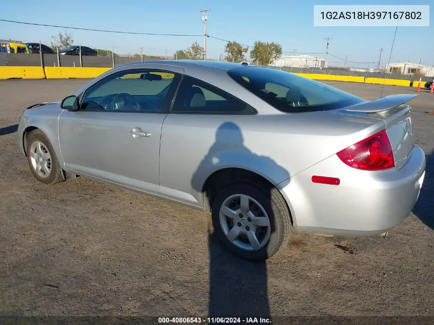 2009 Pontiac G5 VIN: 1G2AS18H397167802 Lot: 40806543