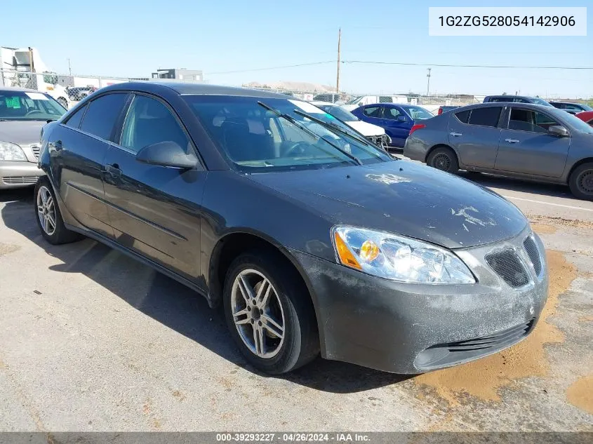 1G2ZG528054142906 2005 Pontiac G6