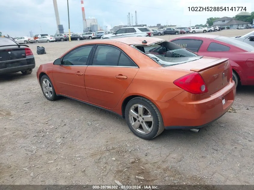 1G2ZH528854141774 2005 Pontiac G6 Gt