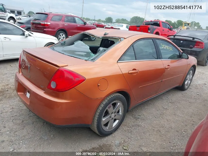 1G2ZH528854141774 2005 Pontiac G6 Gt