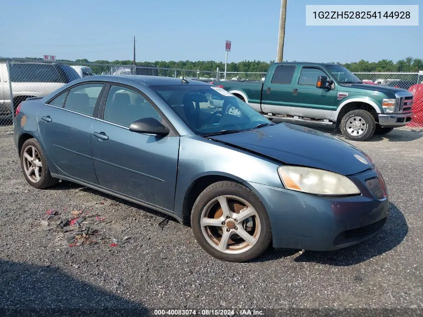 2005 Pontiac G6 Gt VIN: 1G2ZH528254144928 Lot: 40083074