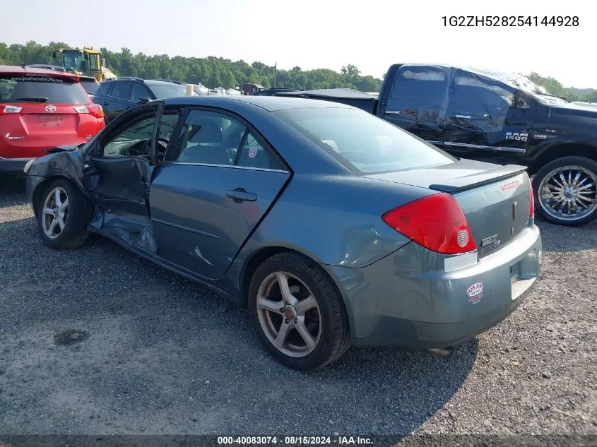 2005 Pontiac G6 Gt VIN: 1G2ZH528254144928 Lot: 40083074