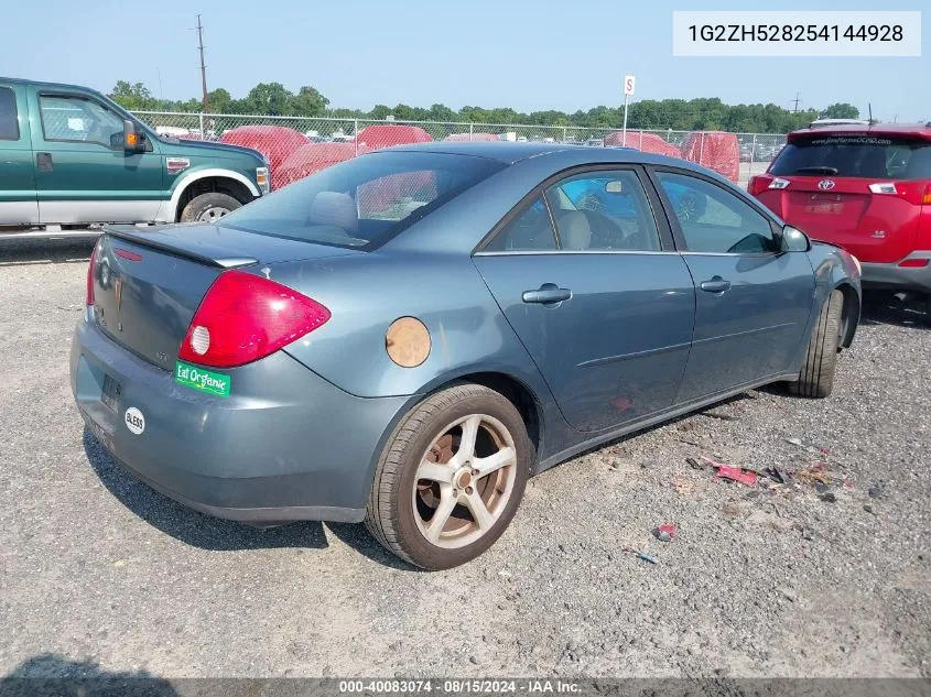 2005 Pontiac G6 Gt VIN: 1G2ZH528254144928 Lot: 40083074