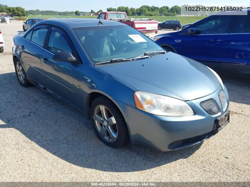 1G2ZH528754165032 2005 Pontiac G6 Gt