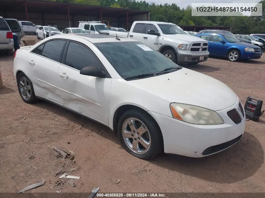 1G2ZH548754154450 2005 Pontiac G6 Gt