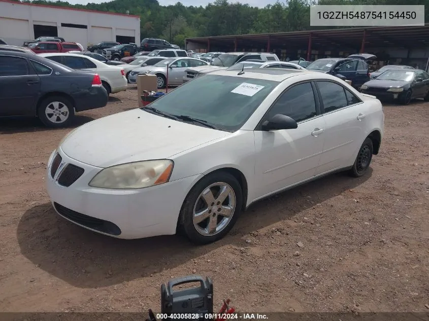 1G2ZH548754154450 2005 Pontiac G6 Gt