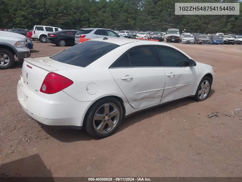 1G2ZH548754154450 2005 Pontiac G6 Gt