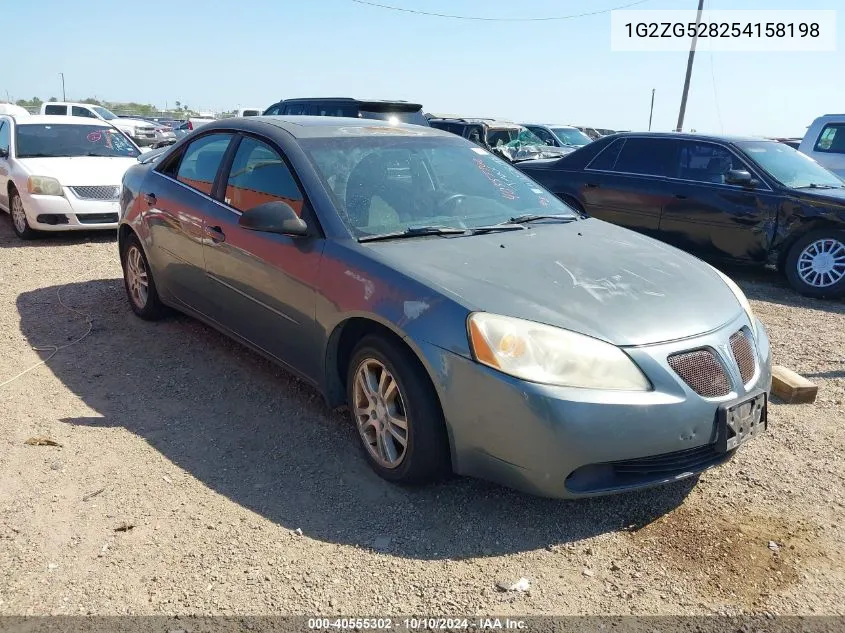 2005 Pontiac G6 VIN: 1G2ZG528254158198 Lot: 40555302