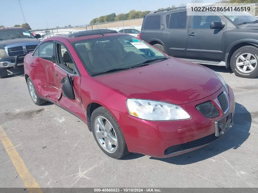 2005 Pontiac G6 Gt VIN: 1G2ZH528654146519 Lot: 40565023