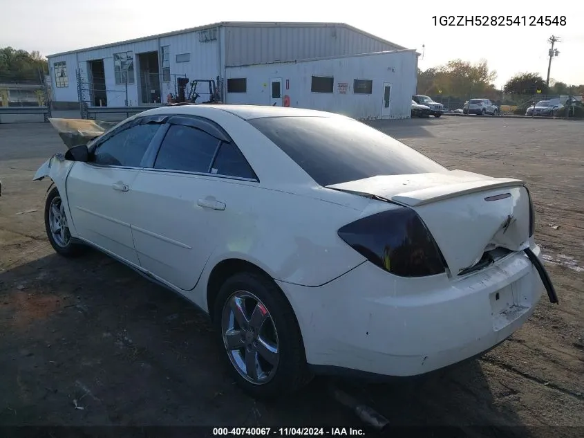 2005 Pontiac G6 Gt VIN: 1G2ZH528254124548 Lot: 40740067