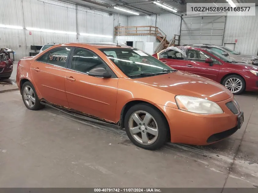 2005 Pontiac G6 Gt VIN: 1G2ZH528954168577 Lot: 40791742