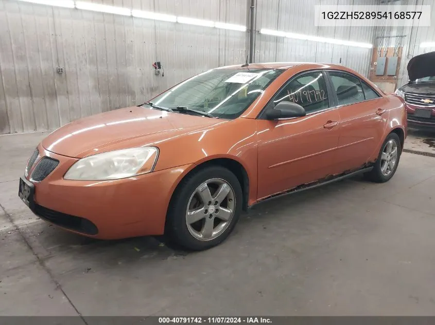 2005 Pontiac G6 Gt VIN: 1G2ZH528954168577 Lot: 40791742