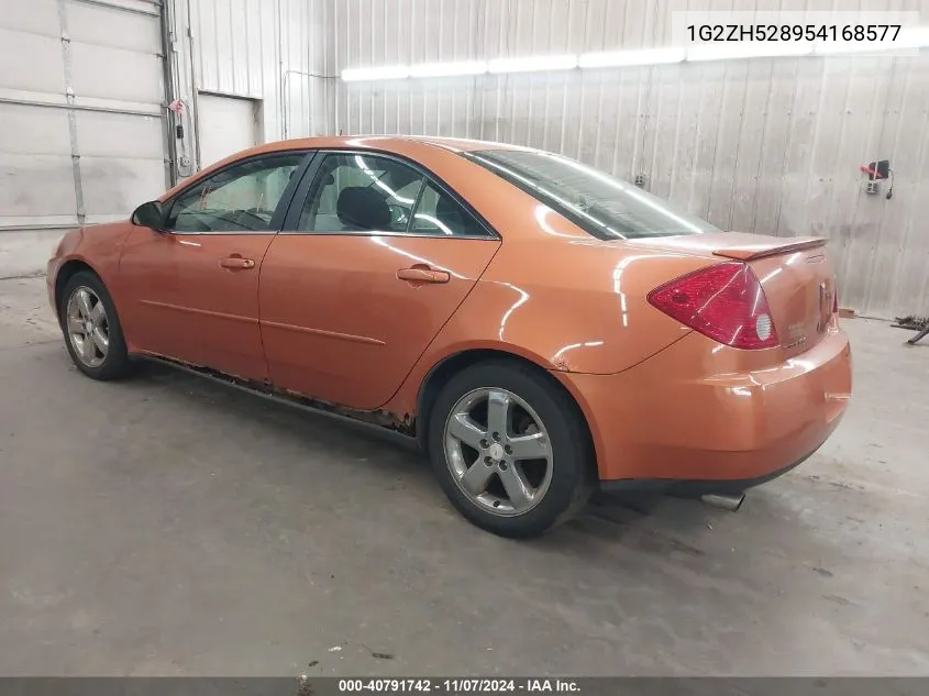 2005 Pontiac G6 Gt VIN: 1G2ZH528954168577 Lot: 40791742