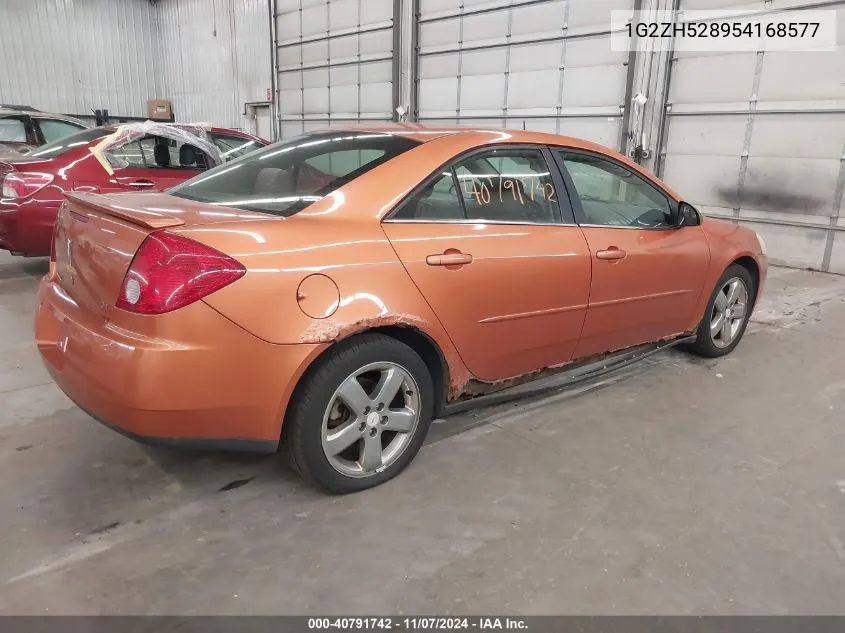 2005 Pontiac G6 Gt VIN: 1G2ZH528954168577 Lot: 40791742