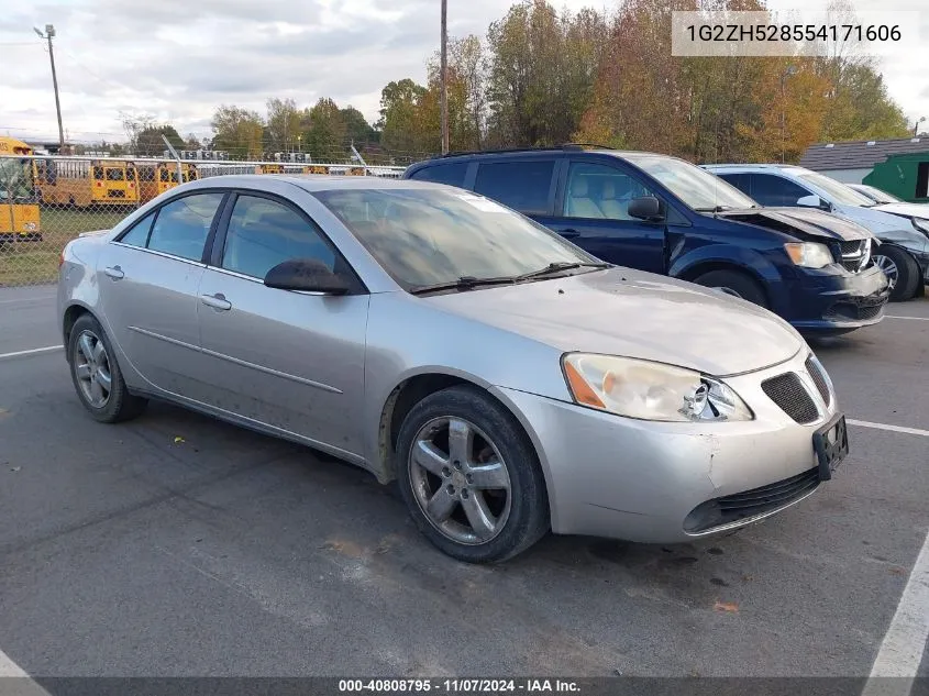 2005 Pontiac G6 Gt VIN: 1G2ZH528554171606 Lot: 40808795