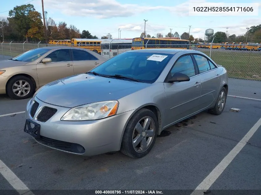 2005 Pontiac G6 Gt VIN: 1G2ZH528554171606 Lot: 40808795