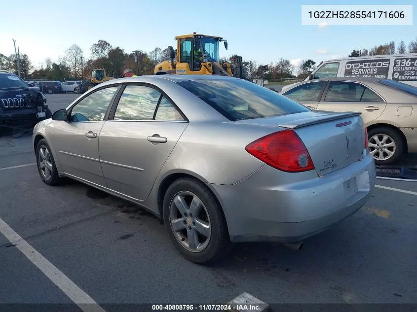 2005 Pontiac G6 Gt VIN: 1G2ZH528554171606 Lot: 40808795