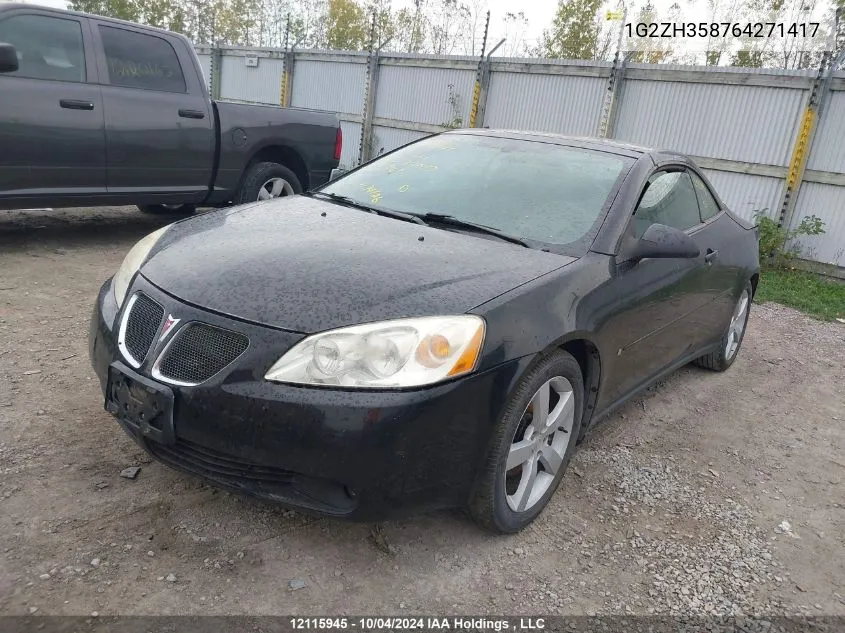 2006 Pontiac G6 VIN: 1G2ZH358764271417 Lot: 12115945