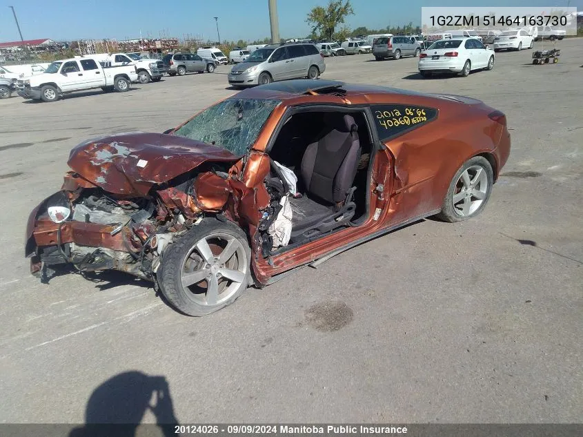 1G2ZM151464163730 2006 Pontiac G6 Gtp