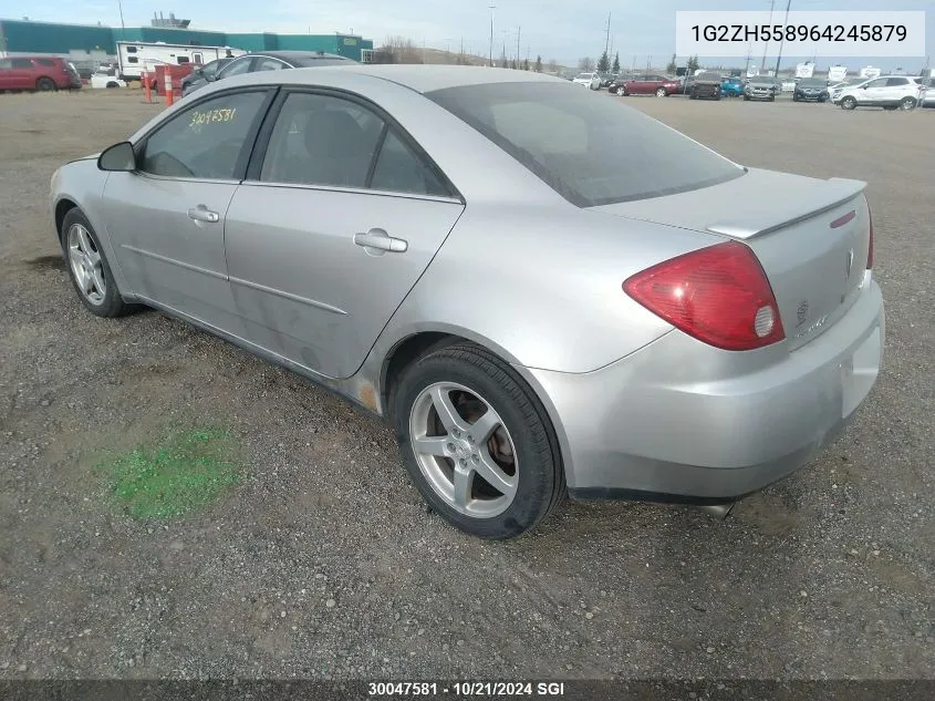 2006 Pontiac G6 Gt VIN: 1G2ZH558964245879 Lot: 30047581